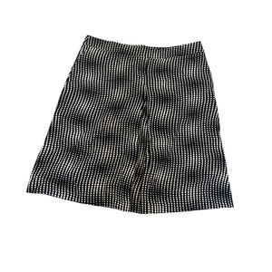 JACOB Black & Tan Polka Dot A Line Mid Length Skirt 9/10